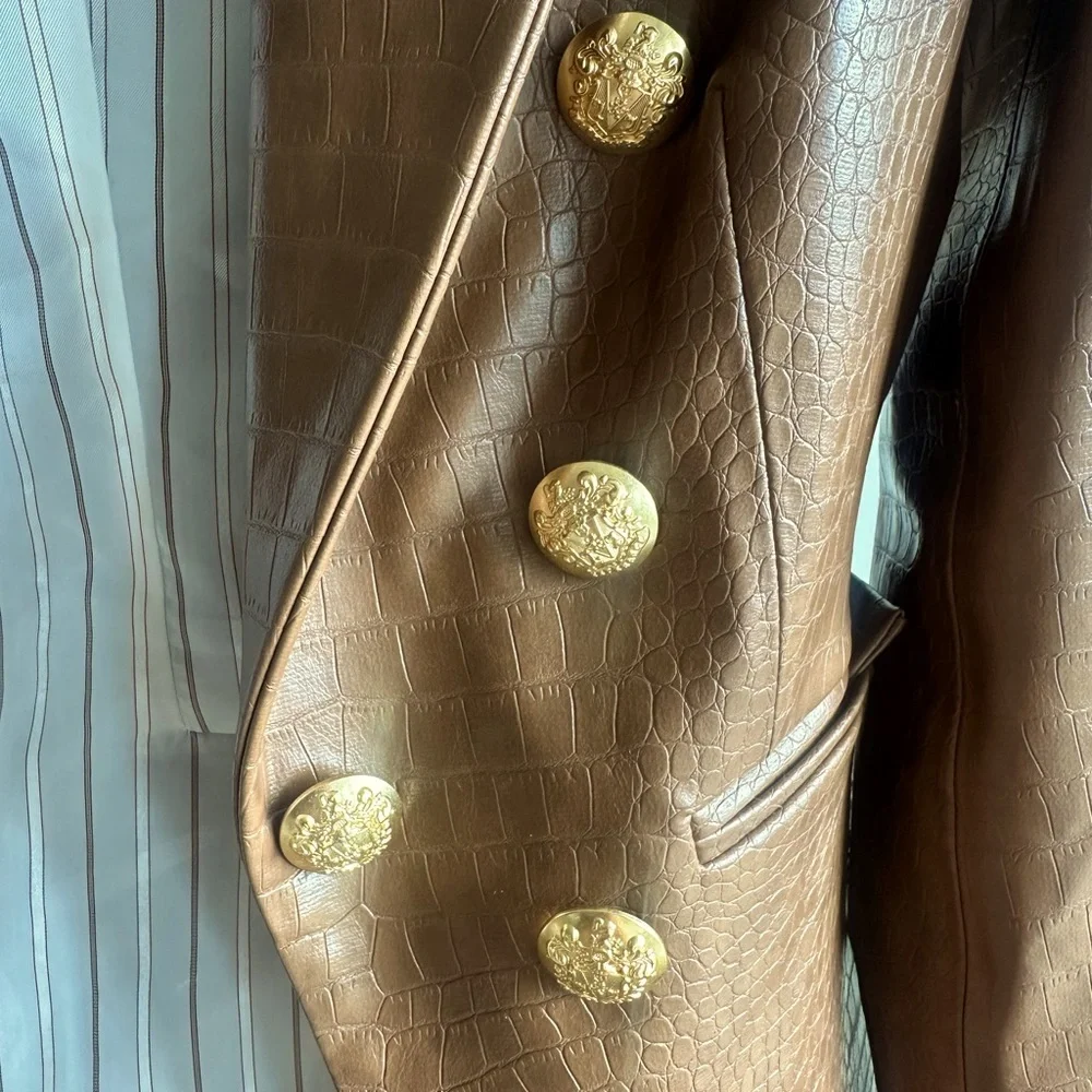 Veronica Beard Lawrence crocodile Dickey jacket size 0, Excellent condition - Picture 5 of 6